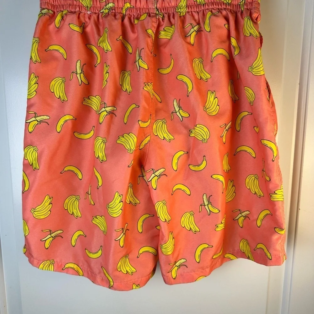 🍌 Banana Print Swim Shorts 🩳 NWOT